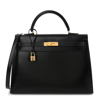 Hermes Box Kelly Sellier 35 Black 1 of 13