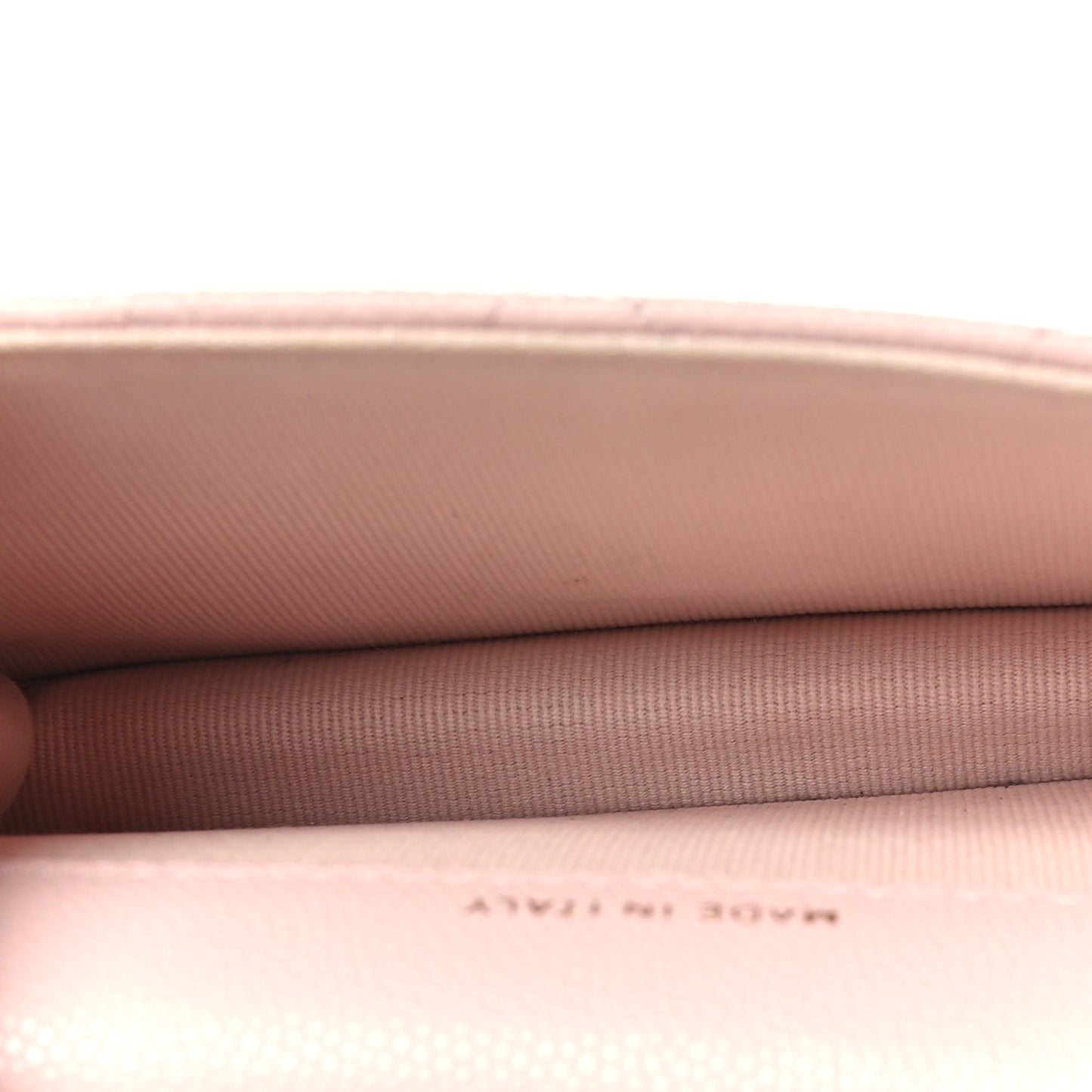 Caviar Quilted Mini Chain Bag Pink