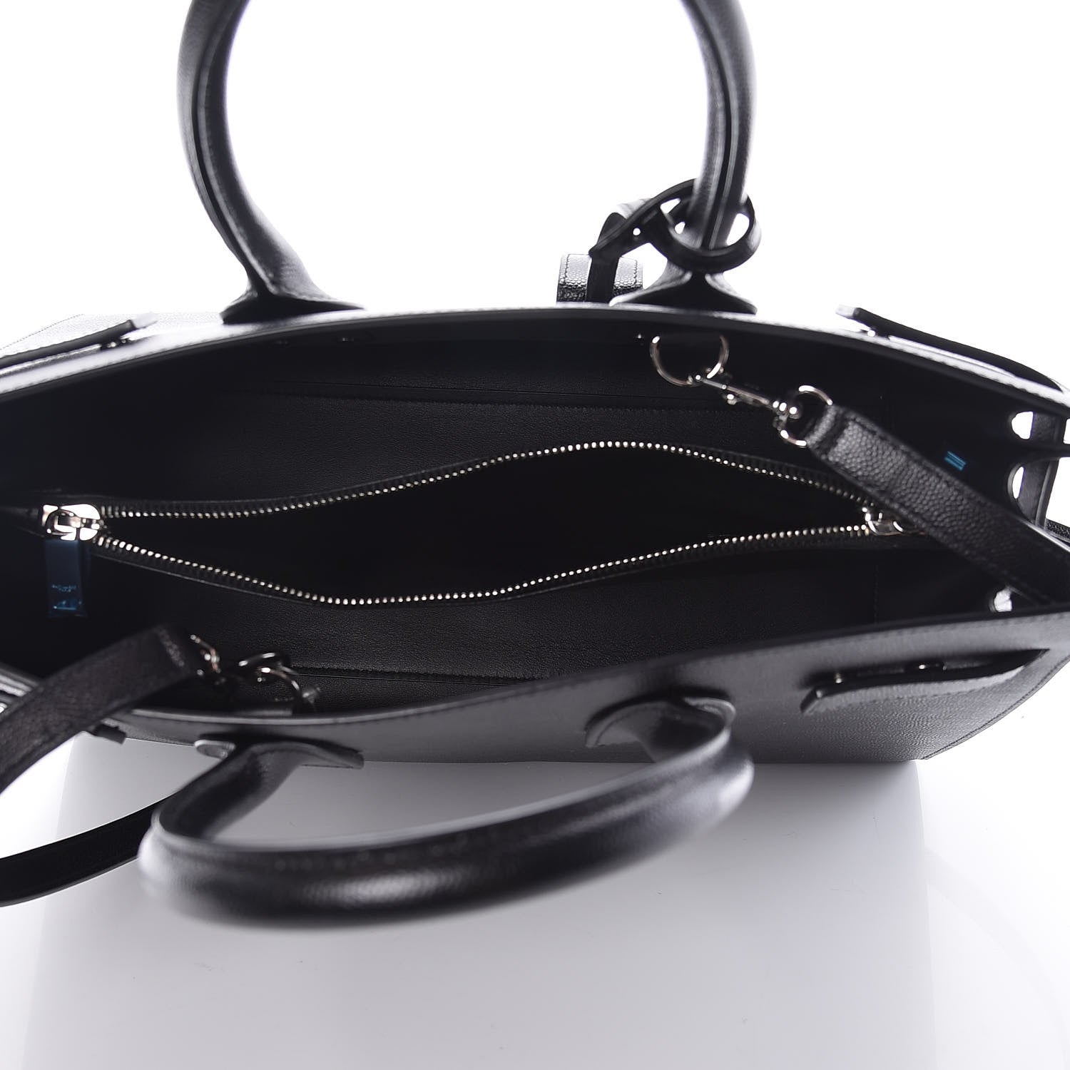 Saint Laurent Grained Calfskin Small Sac De Jour Black 5 of 10