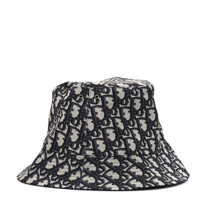 Christian Dior Oblique Reversible Teddy-D Brim Bucket Hat 59 Blue 2 of 10