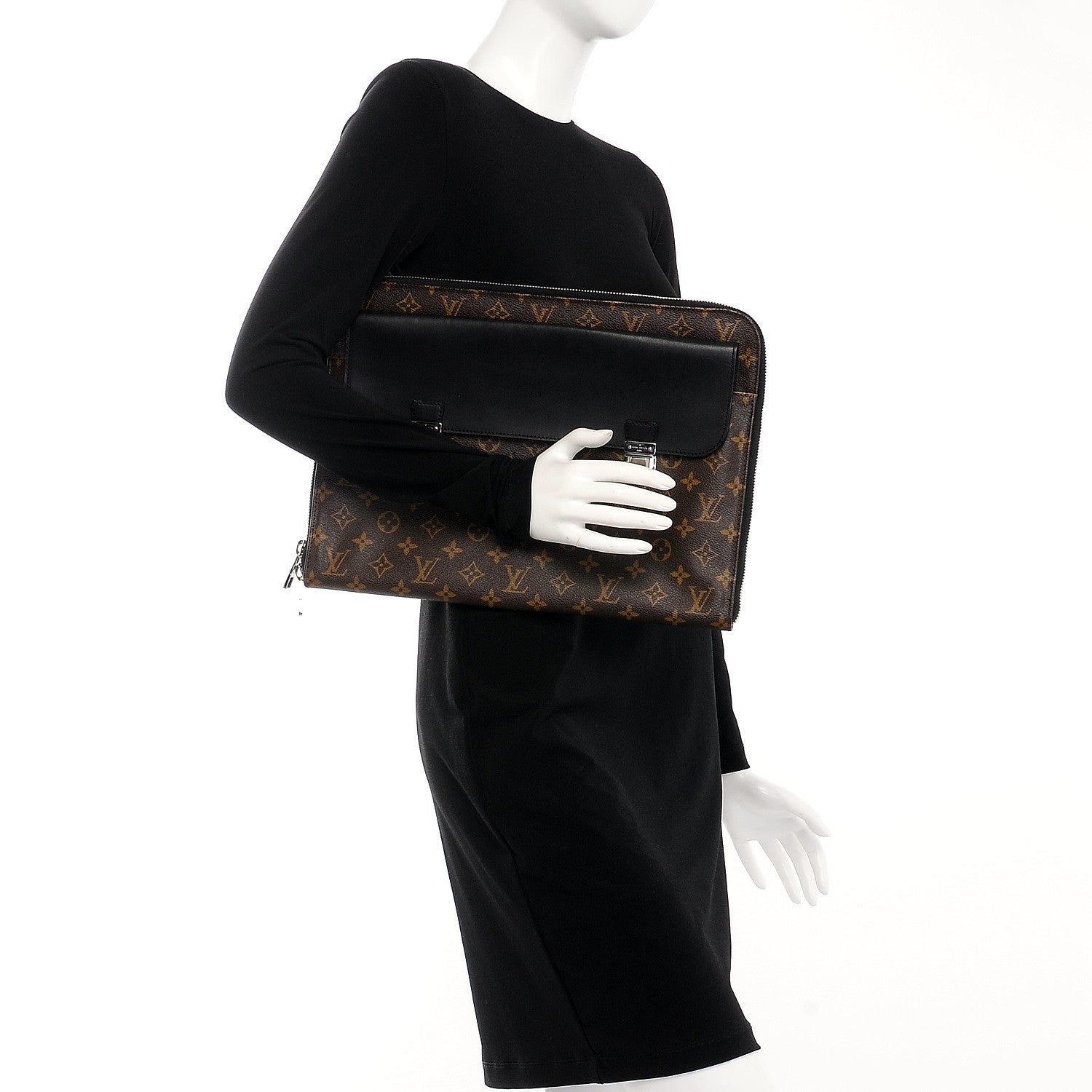 Louis Vuitton Monogram Macassar Porte Document 2 of 9