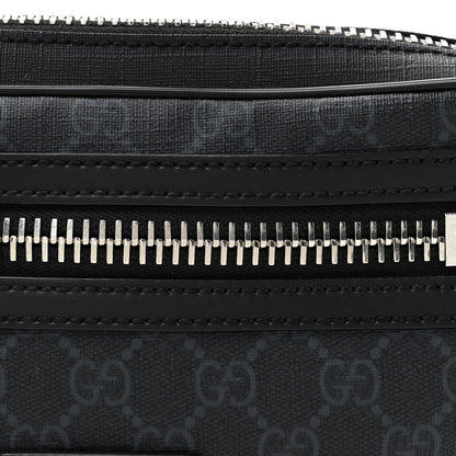 Gucci Soft GG Supreme Monogram Web Belt Bag Black Grey 8 of 10