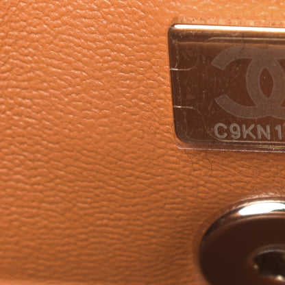 Chanel Caviar Quilted Mini Coco Handle Flap Light Brown 7 of 11
