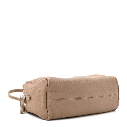 The Row Grained Calfskin Astra Bowling Bag Dark Taupe 3 of 9