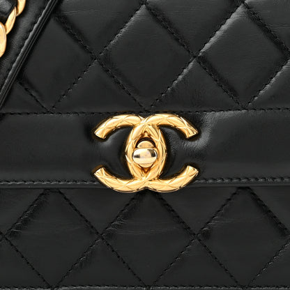 Chanel Calfskin Quilted Mini Coco Ring Flap Black 8 of 10