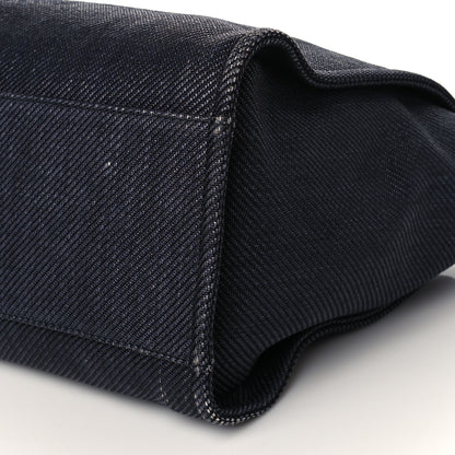 Chanel Canvas Medium Deauville Tote Black 10 of 11