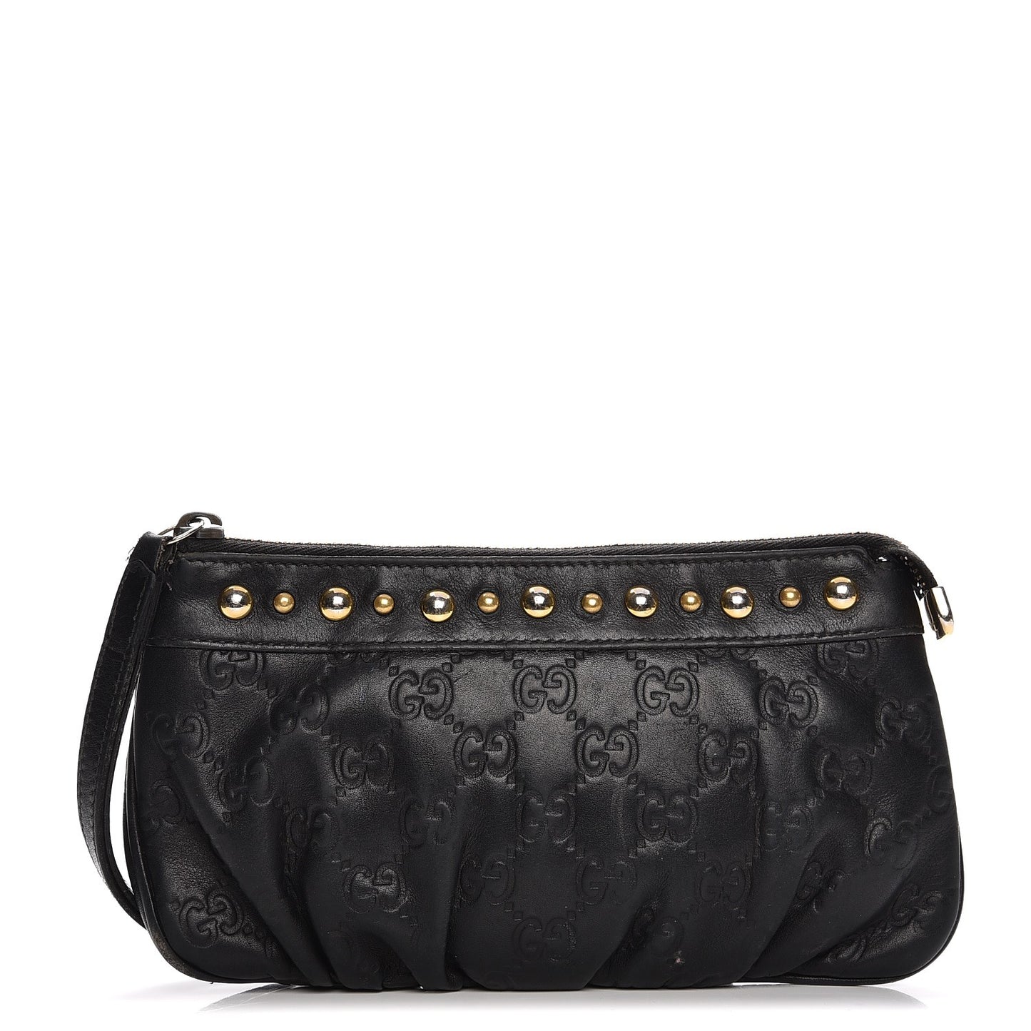 Guccissima Babouska Wristlet Black