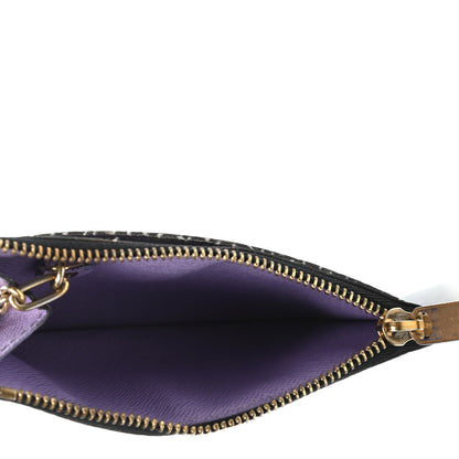 Louis Vuitton Monogram Multicolor Key Pouch Black Violet 4 of 4