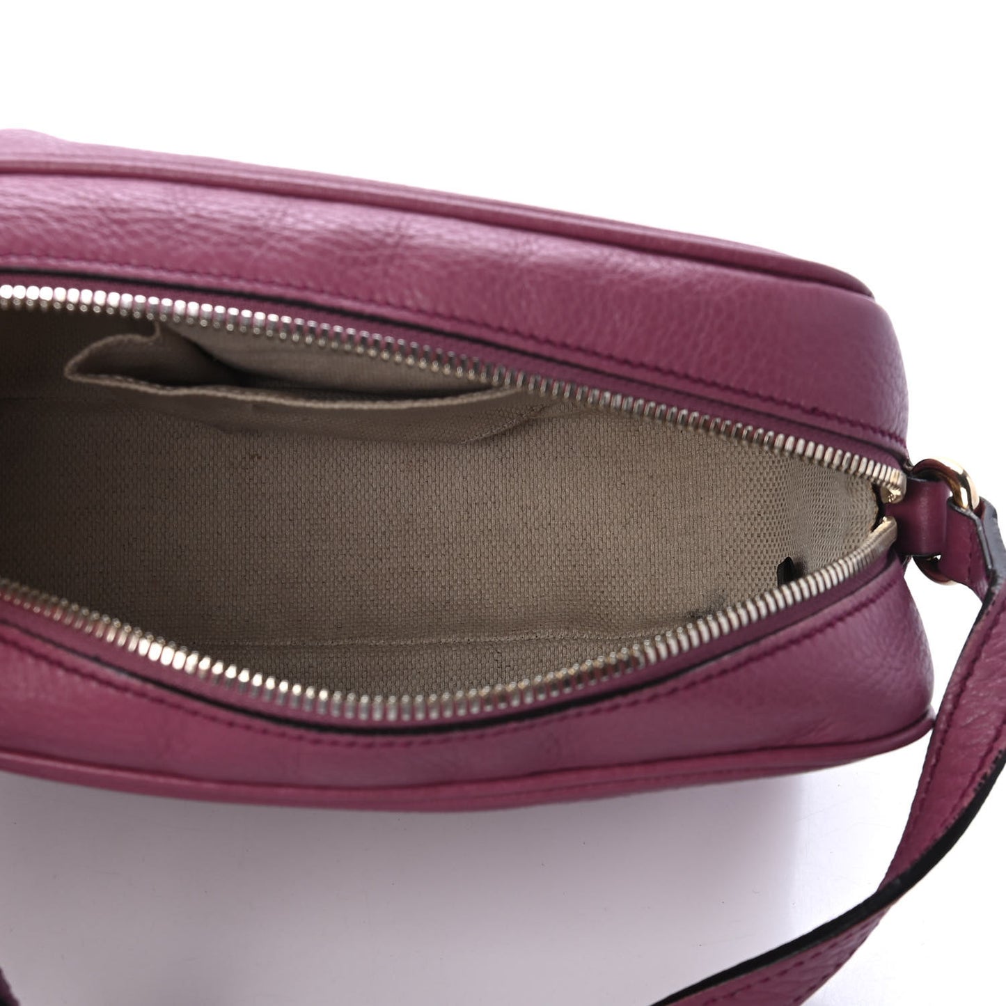 Pebbled Calfskin Small Soho Disco Bag Peonia Flower