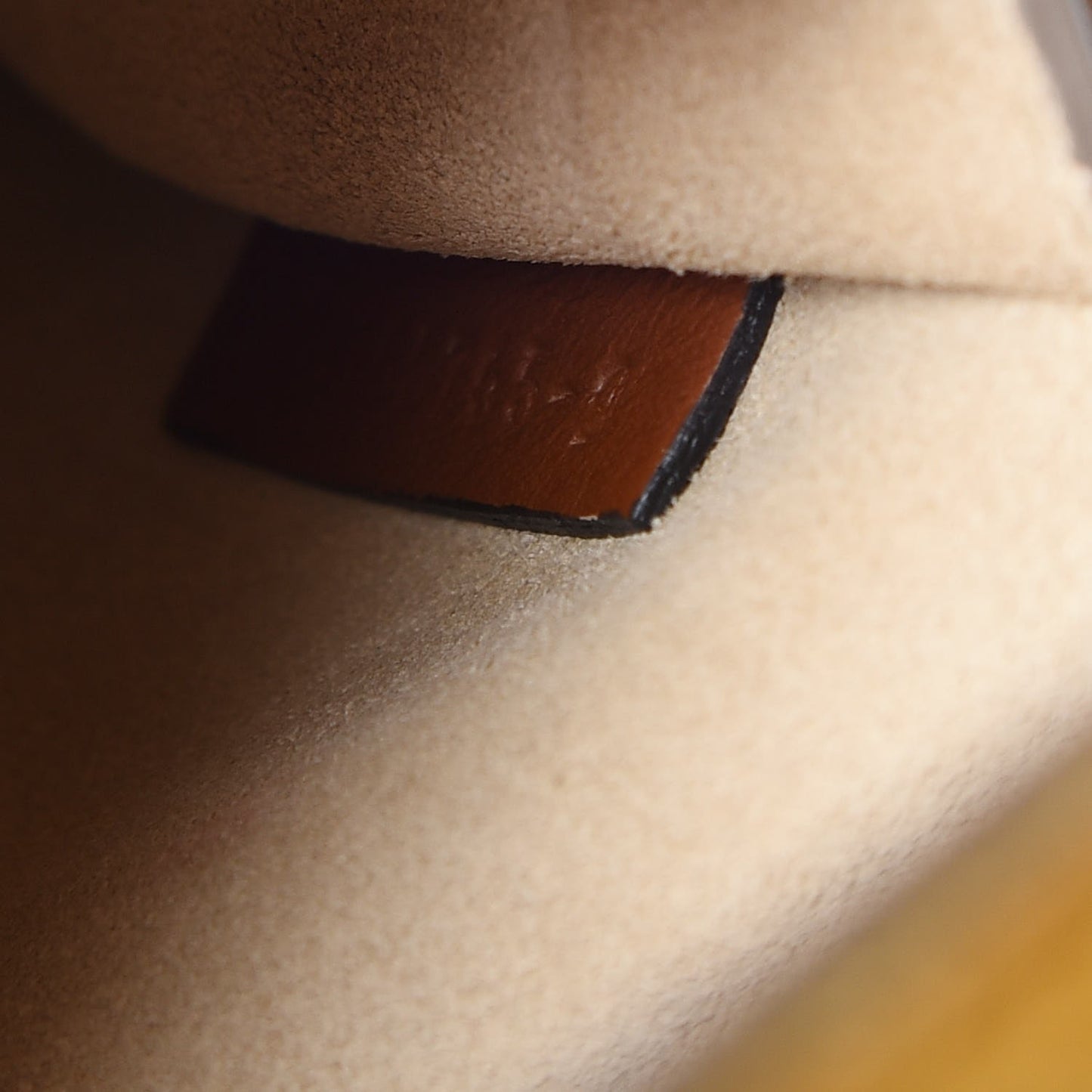 Suede Calfskin Patchwork Mini Drew Shoulder Bag Tobacco