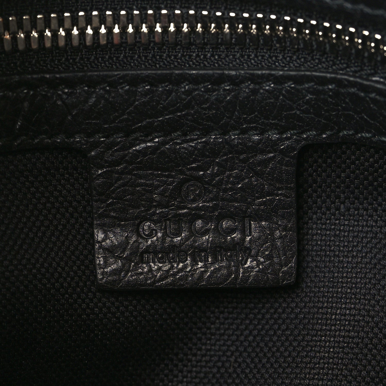 Gucci Fluffy Calfskin Morpheus Belt Bag 80 32 Black 6 of 10