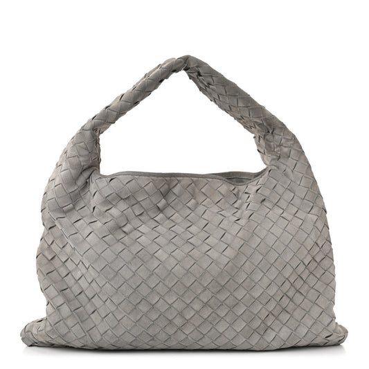 Suede Intrecciato Small Hop Sterling