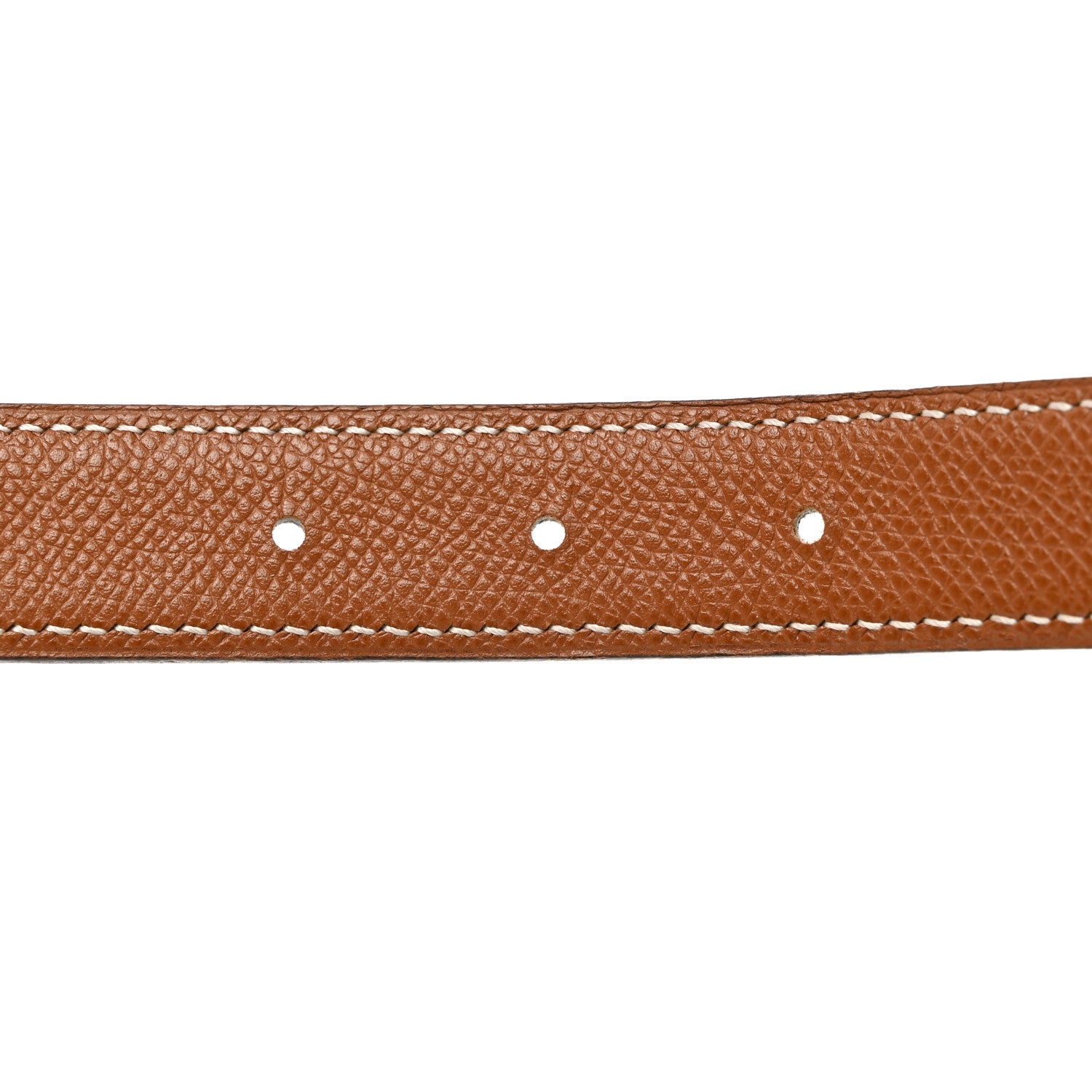 Hermes Box Courchevel 32mm Constance H Belt 75 75 30 Black Gold 7 of 9