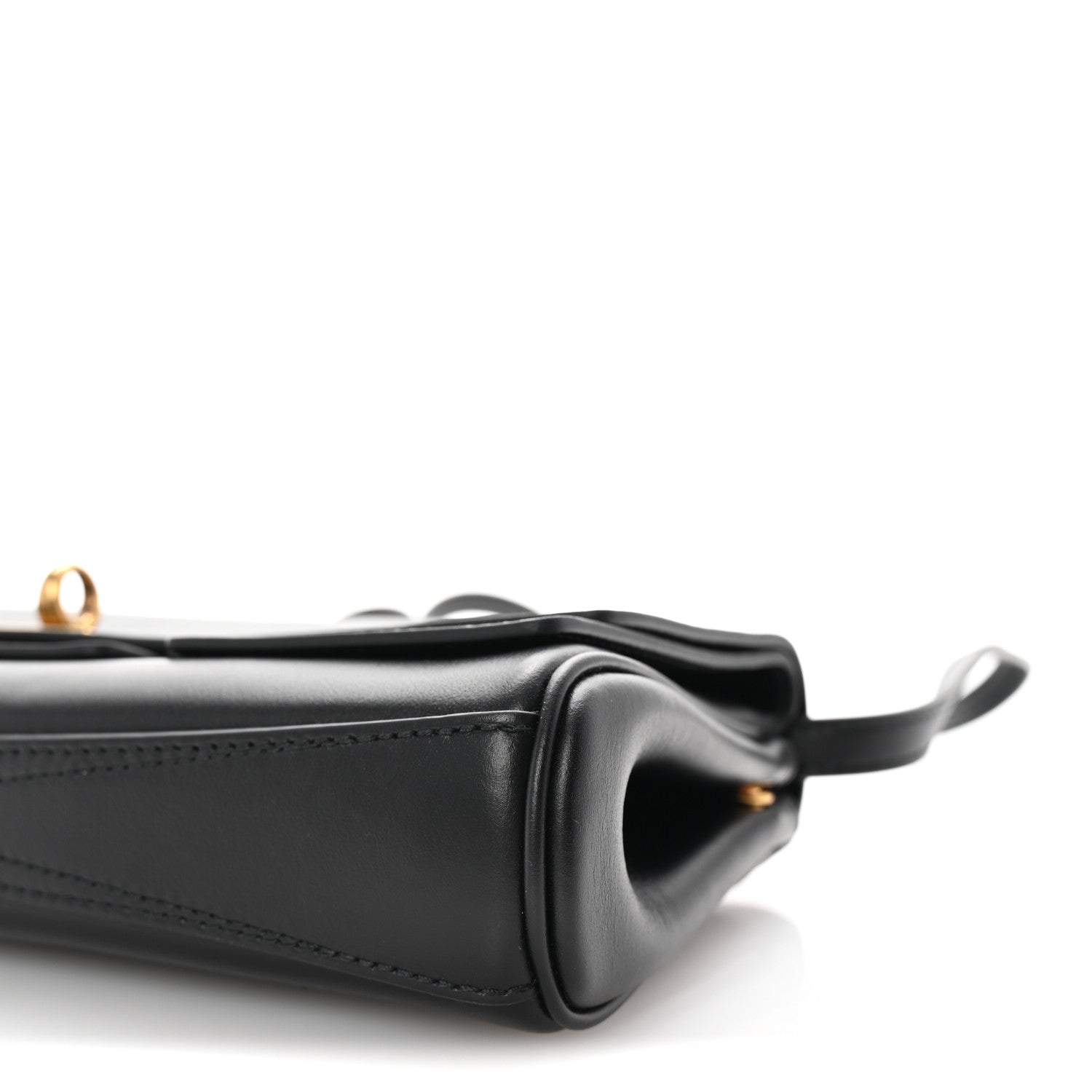 Balenciaga Smooth Calfskin Small Bel Air Clutch On Strap Black 9 of 9