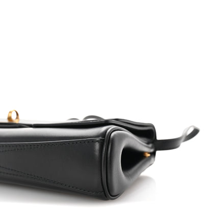 Balenciaga Smooth Calfskin Small Bel Air Clutch On Strap Black 9 of 9