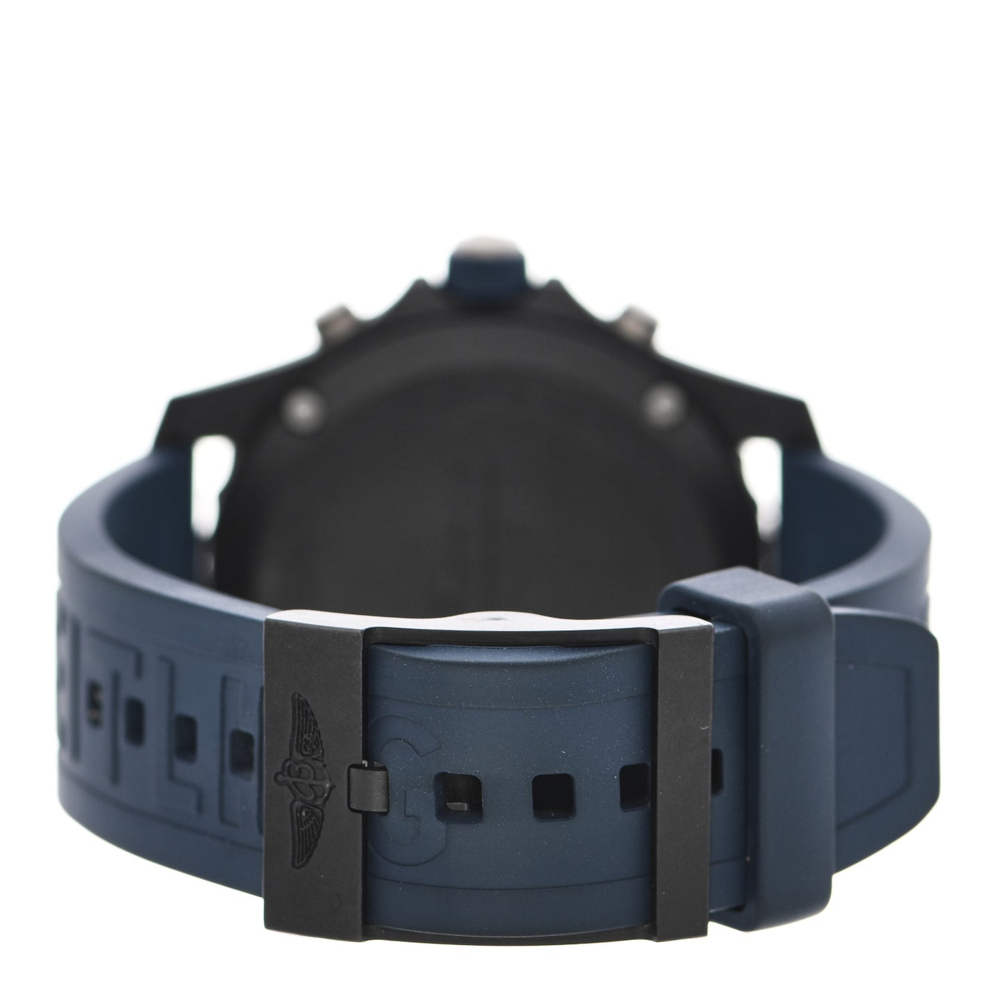Breitlight Rubber 44mm Endurance Pro Chronograph Quartz Watch Black X82310