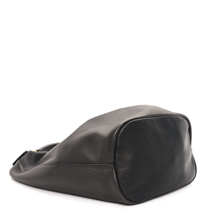 Celine Calfskin Hobo Black 4 of 13