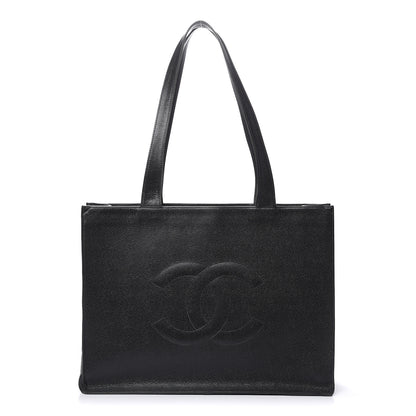 Chanel Caviar CC Tote Black 1 of 14