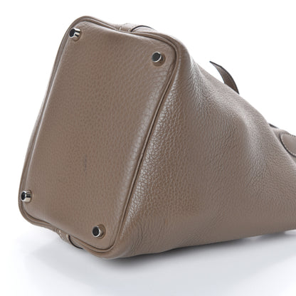 Hermes Taurillon Clemence Picotin 18 PM Etoupe 11 of 14