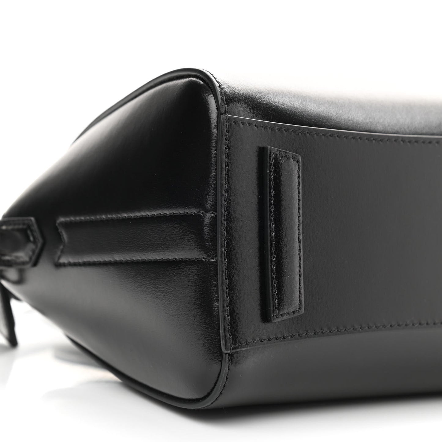 Shiny Lord Calfskin Mini Antigona Black