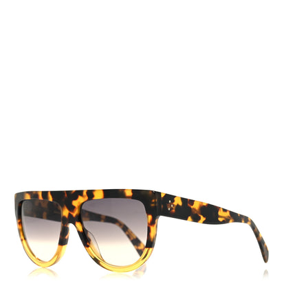 Celine Acetate Aviator Sunglasses CL 40001I Havana 1 of 8