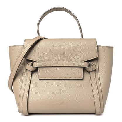 Celine Grained Calfskin Nano Belt Bag Light Taupe 1 of 10