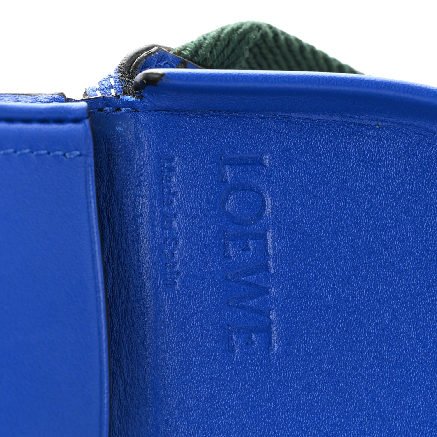Loewe Smooth Calfskin Mini Heel Crossbody Bag  Electric Blue Green 6 of 10