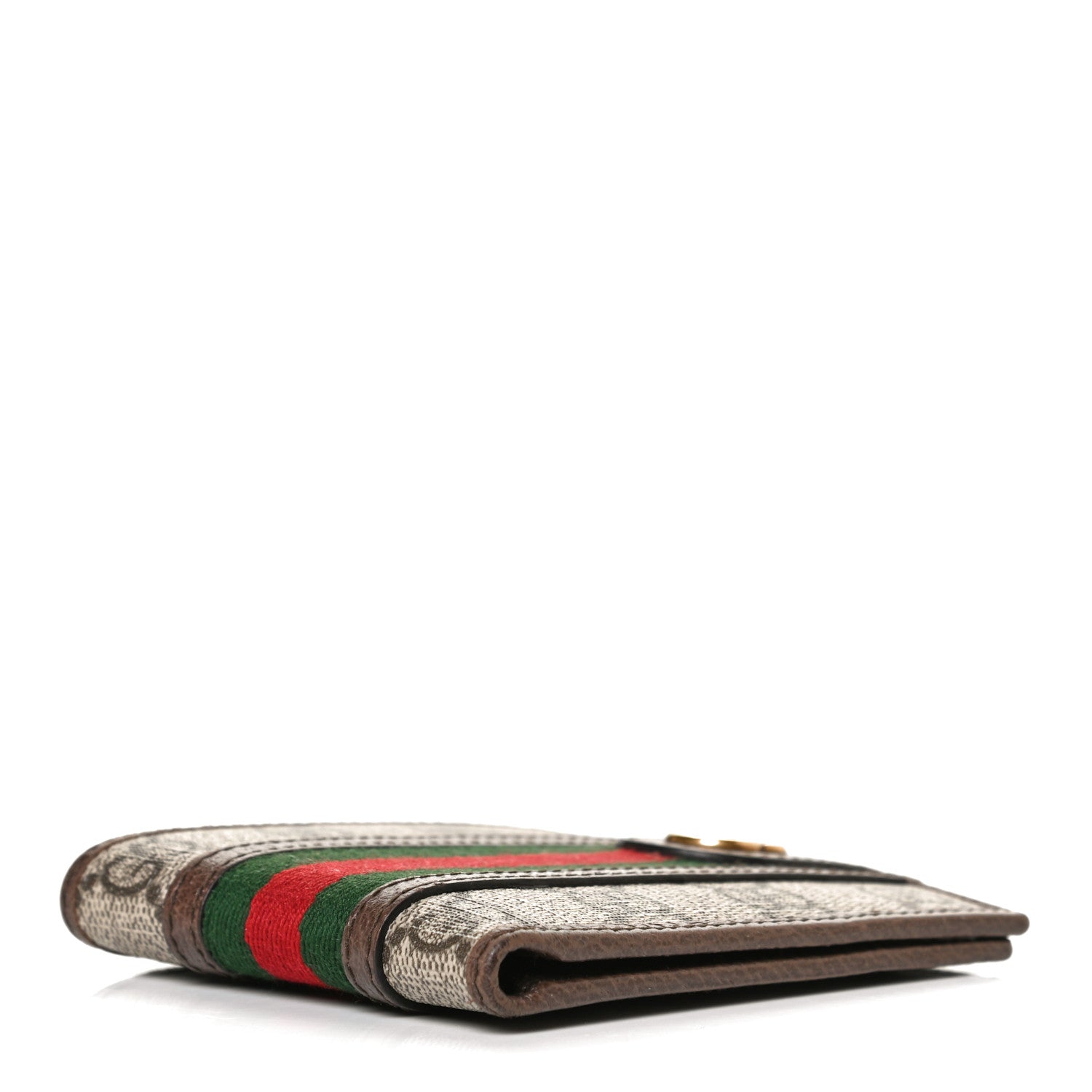 Gucci GG Supreme Monogram Web Mens Ophidia Bi-Fold Wallet Beige New Acero 4 of 9