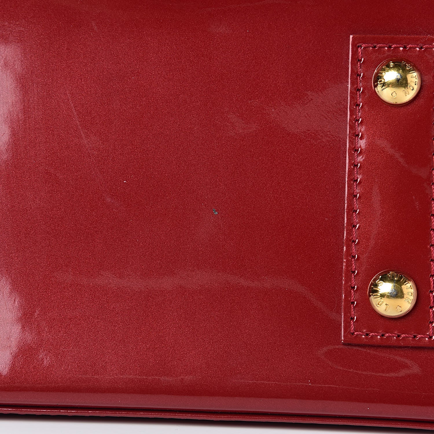 Louis Vuitton Vernis Alma BB Pomme D'Amour 13 of 17