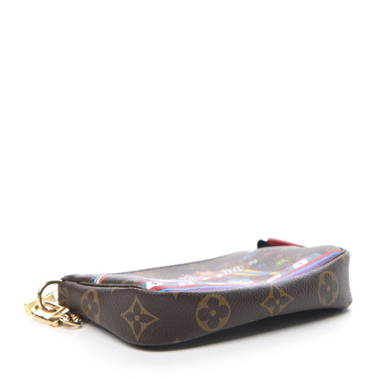 Louis Vuitton Monogram 2020 Christmas Animation Bumper Cars Mini Pochette Accessories Coquelicot 4 of 8