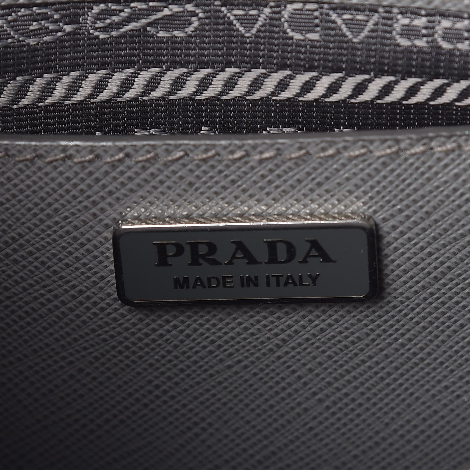 Prada Saffiano Mini Galleria Double Zip Tote Marmo 6 of 6