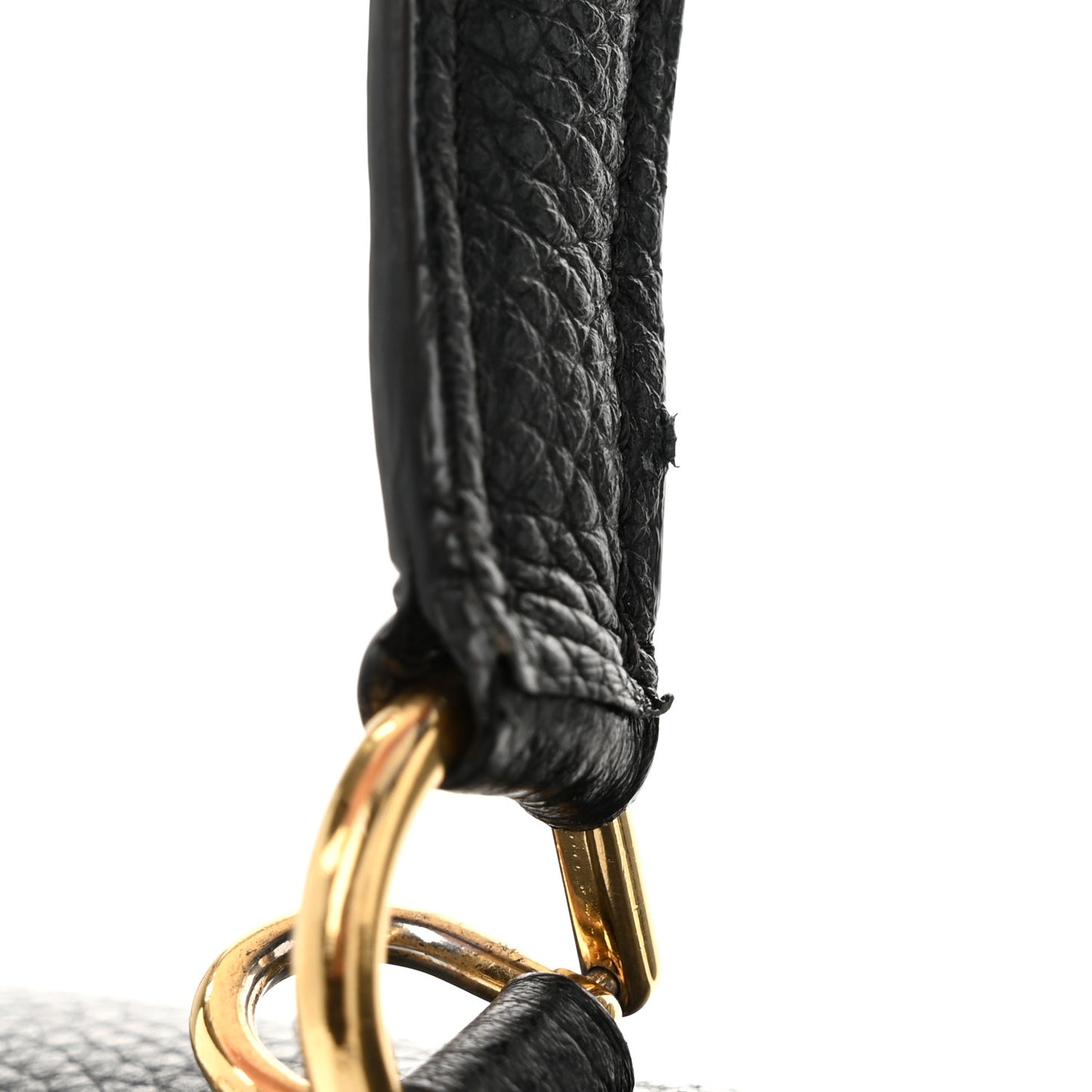 Grained Calfskin Classique 16 Top Handle Bag Black