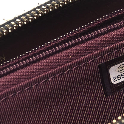 Chanel Caviar Quilted Small Zip Around Wallet Black 6 of 9