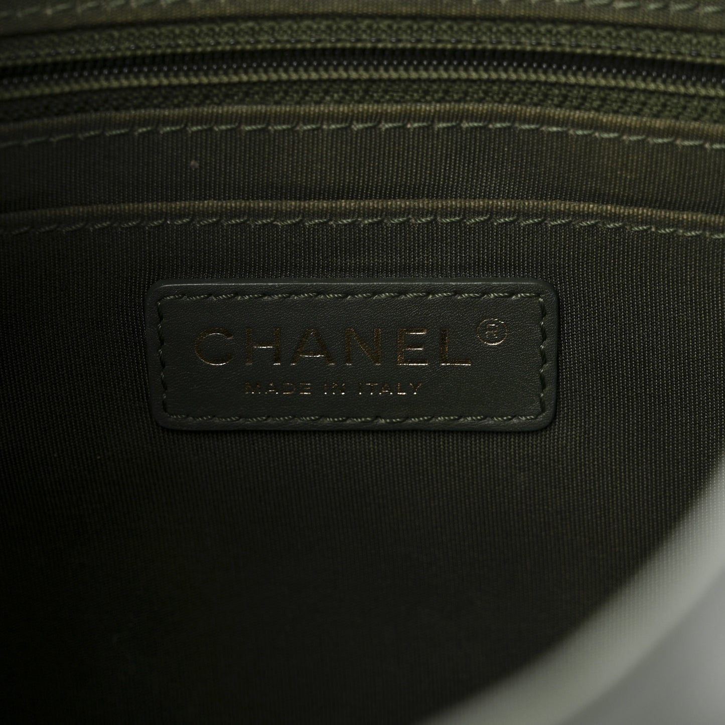 Lambskin Quilted Large Urban Spirit Backpack Dark Green