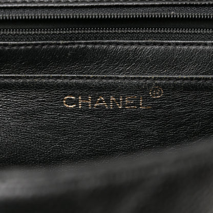 Chanel Caviar Quilted Jumbo Kelly Flap Black 6 of 9