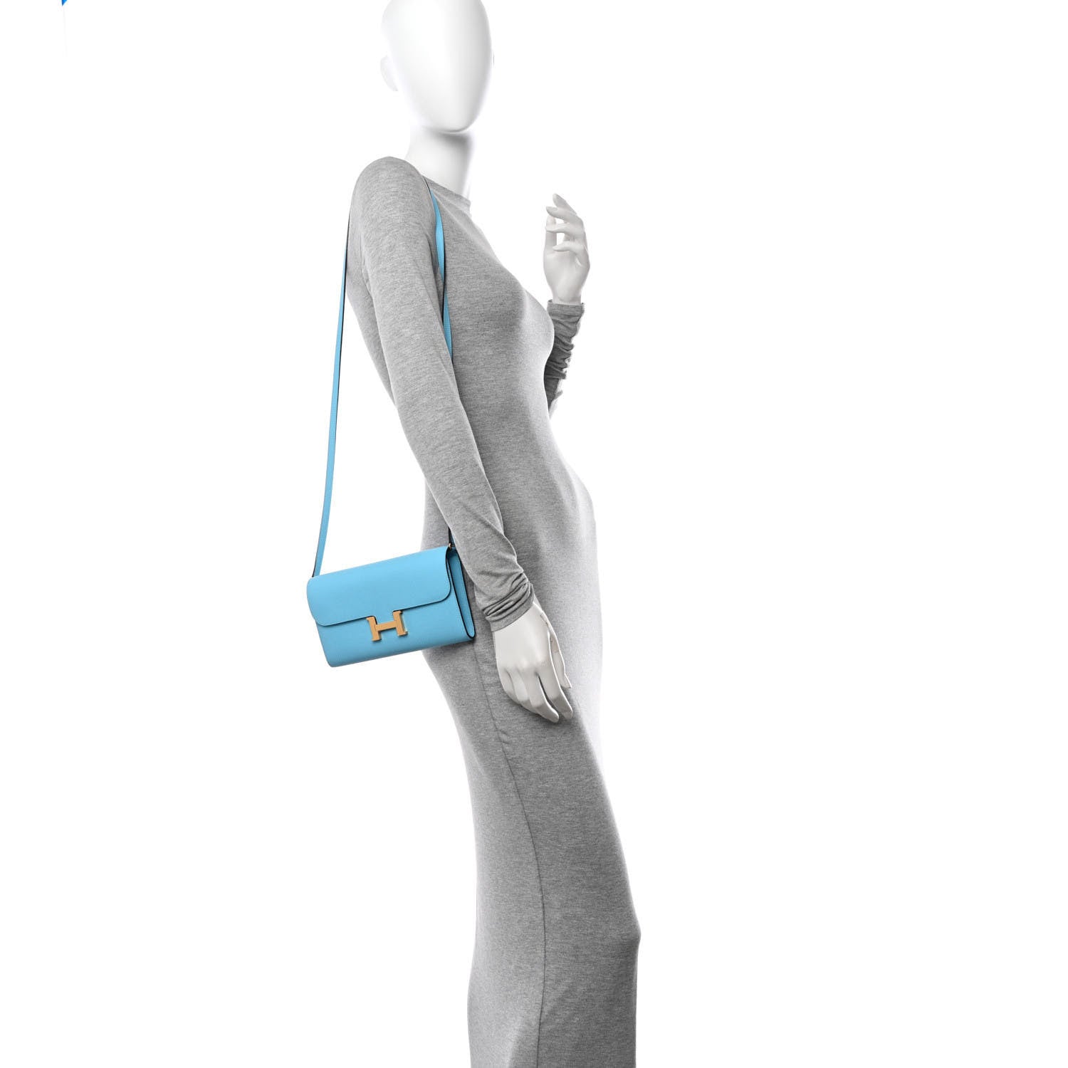 Hermes Epsom Constance Wallet To Go Celeste 2 of 11