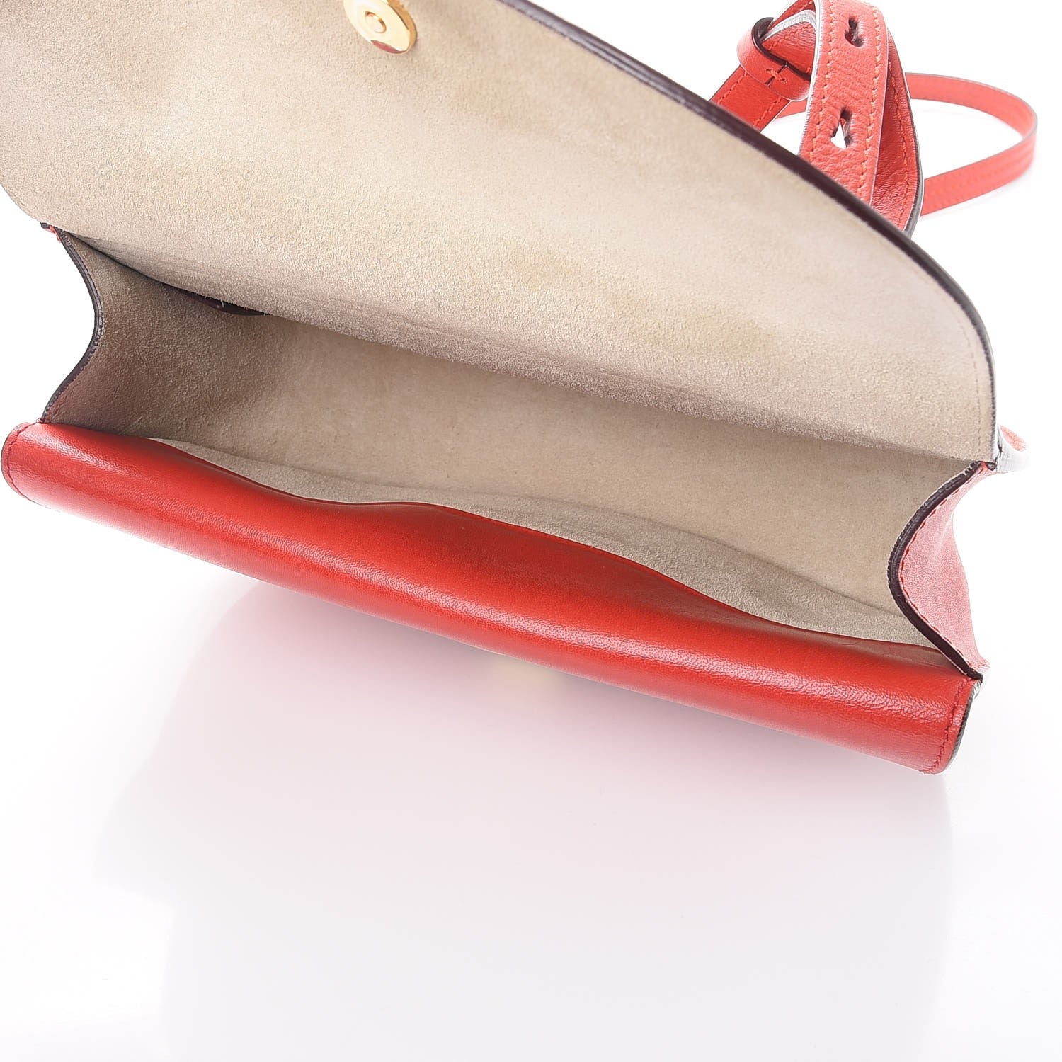 Chloe Calfskin Mini Georgia Crossbody Bag Paprika Red 5 of 13