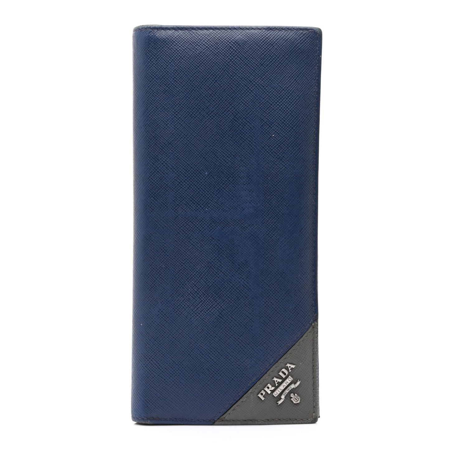 Saffiano Long Wallet Bluette