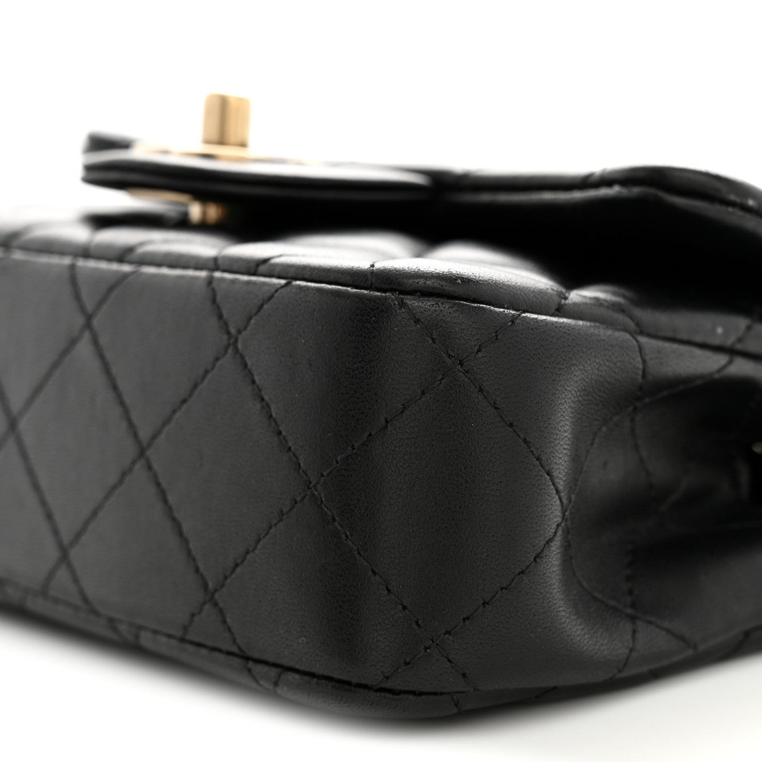 Chanel Lambskin Quilted Extra Mini Flap Black 10 of 10