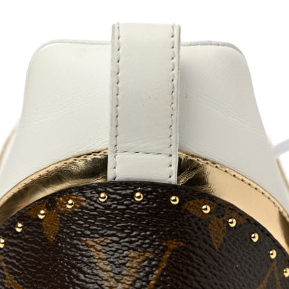 Louis Vuitton Calfskin Monogram Embellished Run Away Sneakers 36 White 13 of 14