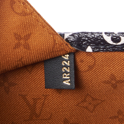 Louis Vuitton Monogram Giant Crafty Neverfull MM Creme Caramel 8 of 8