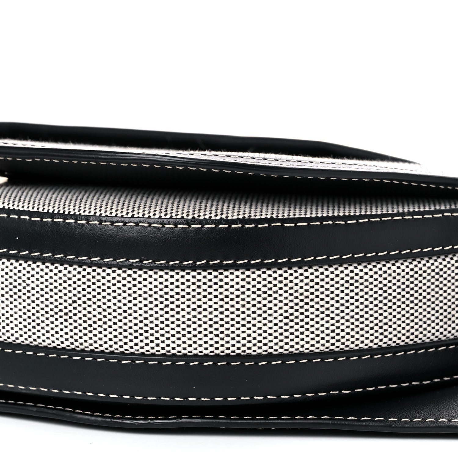 Burberry Canvas Horseferry Print Small Olympia Bum Bag Black Grey 8 of 14