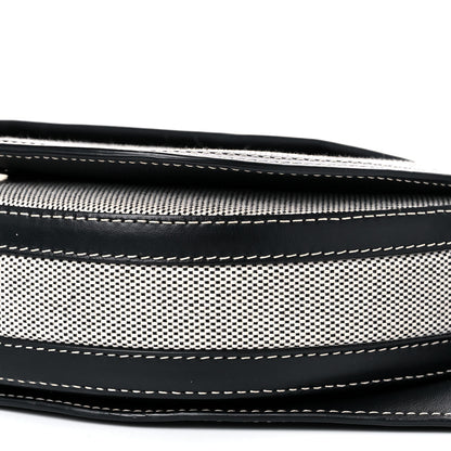 Burberry Canvas Horseferry Print Small Olympia Bum Bag Black Grey 8 of 14