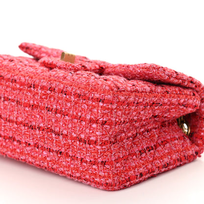 Chanel Tweed Quilted Mini 2.55 Reissue Flap Red Ecru Black 10 of 10