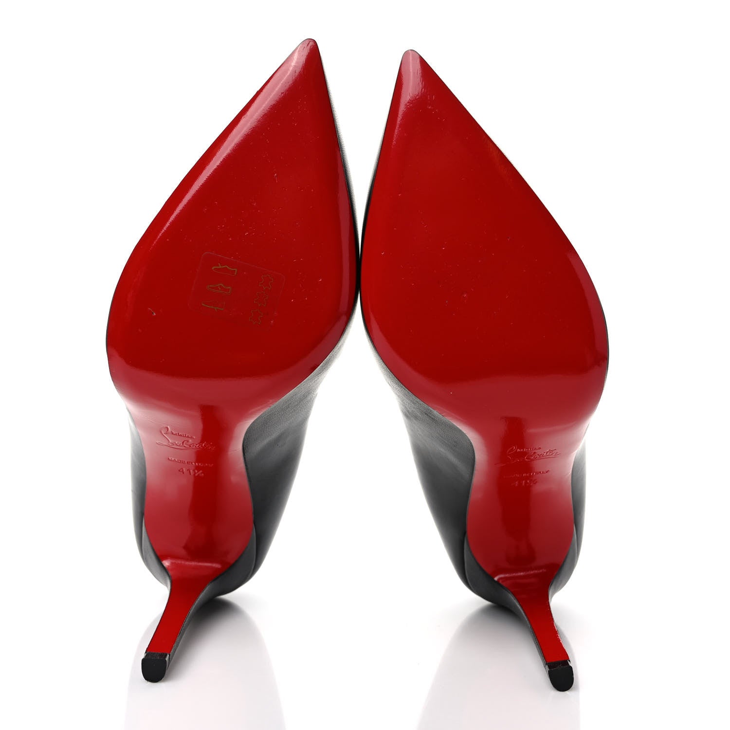 Christian Louboutin Shiny Nappa Pigalle Follies 100 Pumps 41.5 Black 5 of 9