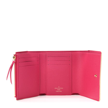 Louis Vuitton Damier Azur 2021 Christmas Animation Hollywood Victorine Wallet Fuchsia 5 of 6