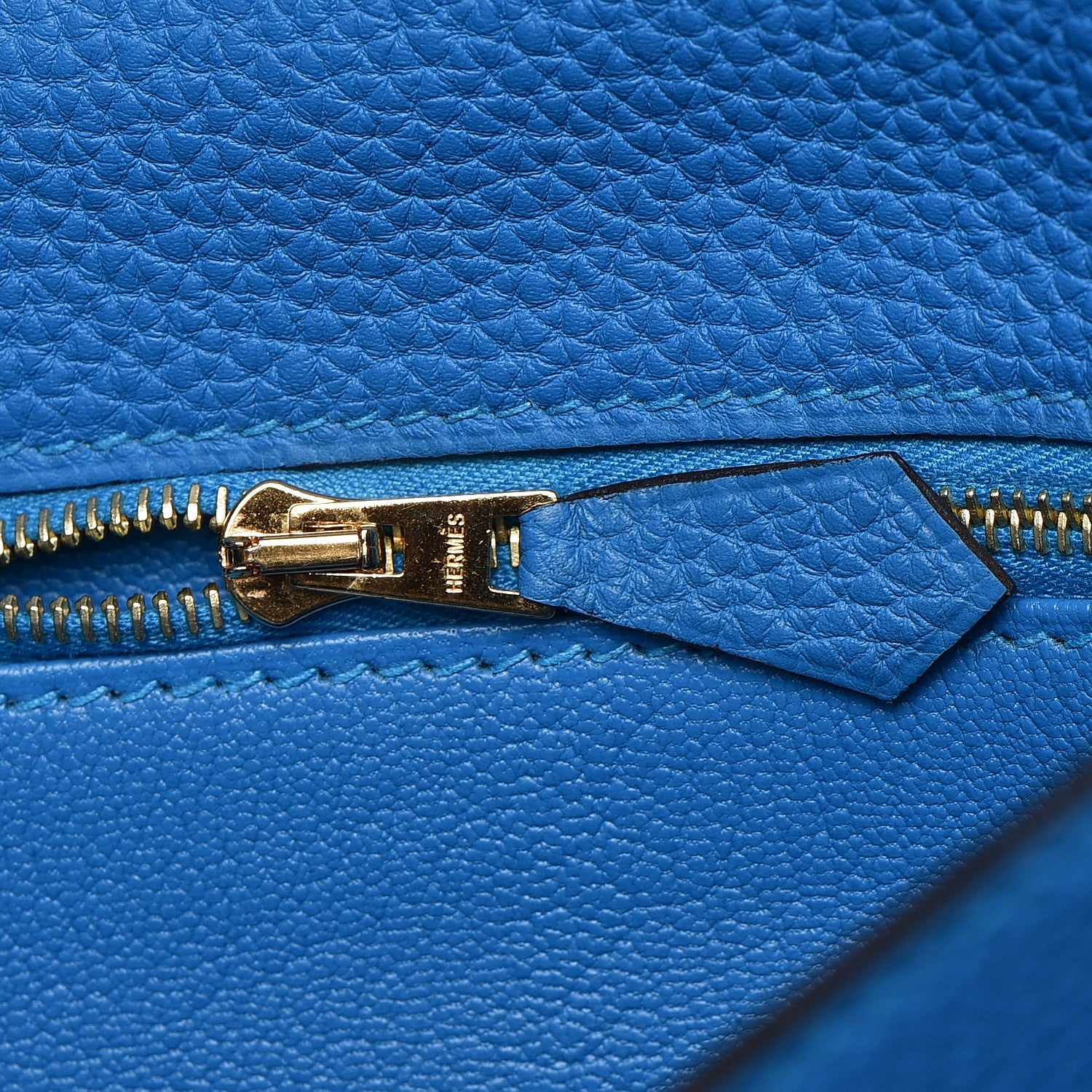 Hermes Togo Kelly Retourne 28 Bleu Zanzibar 10 of 36