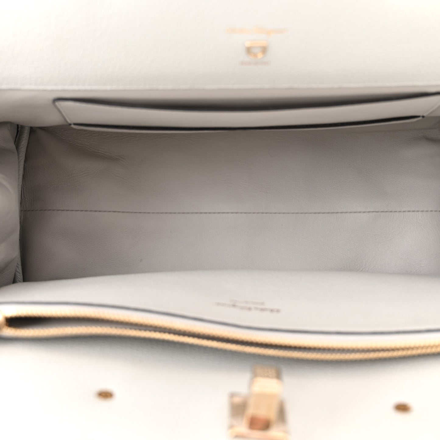 Calfskin Large The Studio Bag Gull Grey