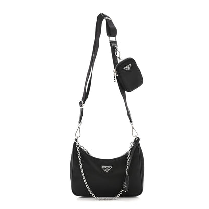 Prada Nylon Re-Edition 2005 Shoulder Bag Black 1 of 11