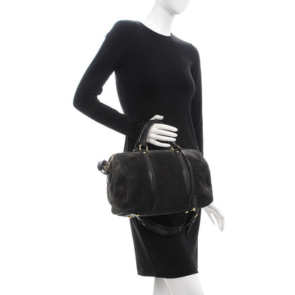 Louis Vuitton Suede Calfskin SC Bag PM Asphalt 2 of 18